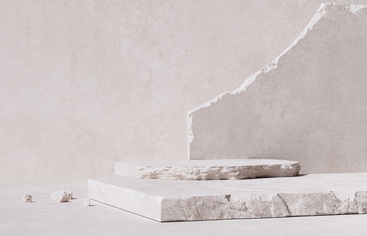 Modern textured concrete surface