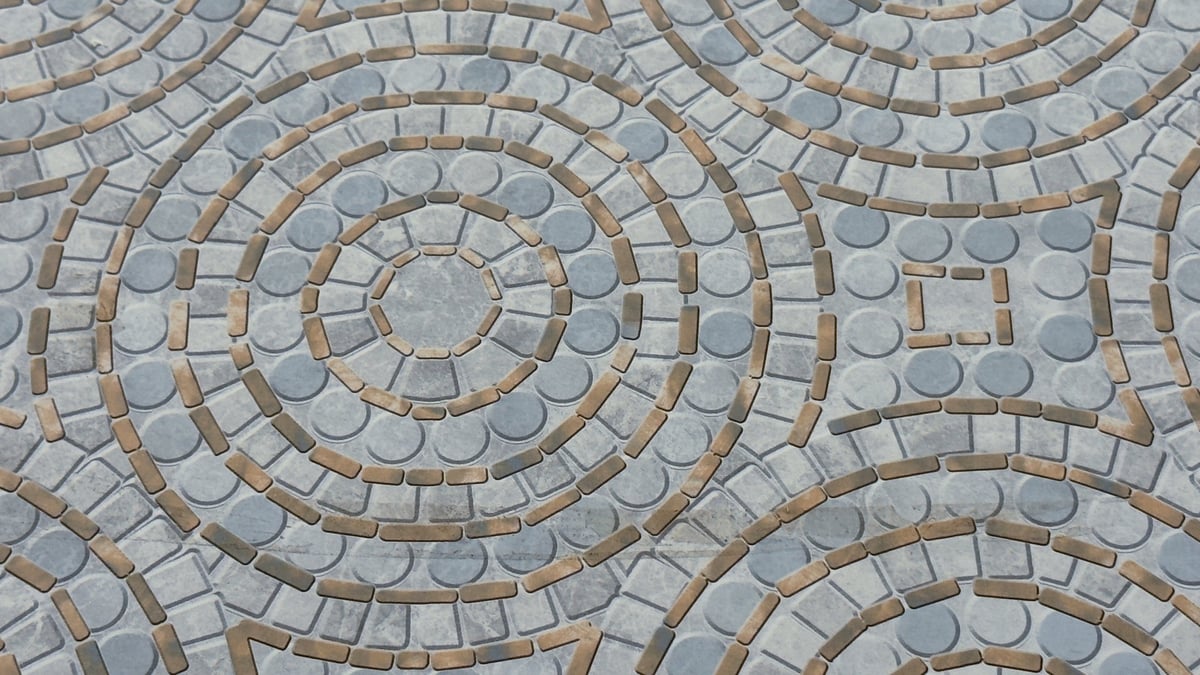 Feature stone pavers